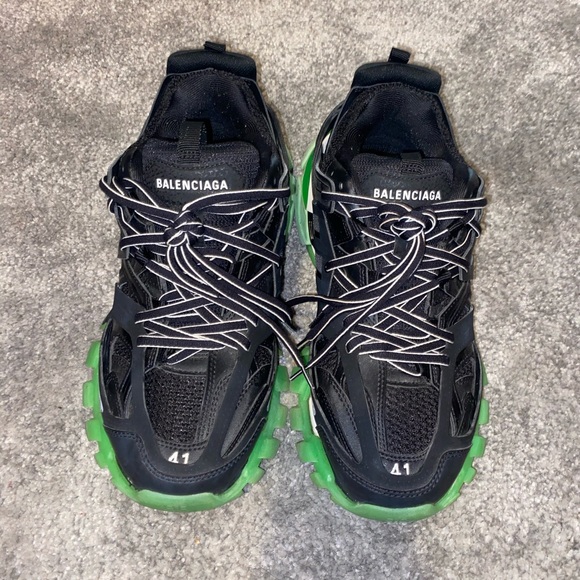 Balenciaga Shoes Balenciaga Track Sneakers Glow In The Dark Poshmark